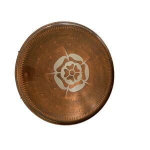 Handmade Salver Serving Flat Tray Platter Copper Made In Britain